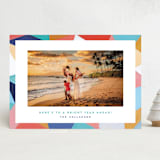 "Bright Border" - Holiday Cards in Tangerine by Hooray Creative - Front