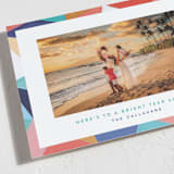 "Bright Border" - Holiday Cards in Tangerine by Hooray Creative - Detail