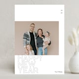 "Modern NY" - Holiday Cards in Snow by Holly Rose - Front