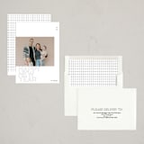 "Modern NY" - Holiday Cards in Snow by Holly Rose - Assembled