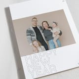 "Modern NY" - Holiday Cards in Snow by Holly Rose - Detail