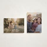 "Faubourg" - Holiday Cards in Pudding by Leia Matt - Photo Orientation Options