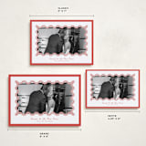 "Party Squiggle" - Holiday Cards in Candy Cane by Blustery August - Formats Available