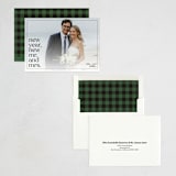 "New Mr. and Mrs." - Holiday Cards in Ebony by Andrea Cernin - Assembled