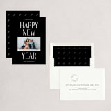 "headline" - Holiday Cards in Midnight by Danie Romrell - Assembled