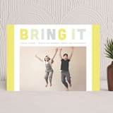 "bring it" - Holiday Cards in Citron by Sara Hicks Malone - Front
