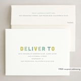 "bring it" - Holiday Cards in Citron by Sara Hicks Malone - FREE Recipient Addressing