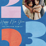 "Retro New Year" - Holiday Cards in Party by Brooke Chandler - Detail