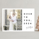 "Over to you" - Holiday Cards in Snow by Adelyn T. - Front