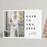 "Over to you" - Holiday Cards in Snow by Adelyn T. - Folded Card