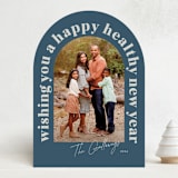 "Overarching" - Holiday Cards in Lake by Stacey Meacham - Front