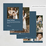 "Overarching" - Holiday Cards in Lake by Stacey Meacham - Back of Card Options