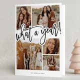 "What A Year!" - Holiday Cards in Ink by Beth Schneider - Folded Card