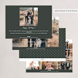 "new cheer" - Holiday Cards in Charcoal by Susan Asbill - Backer Options