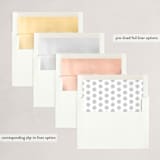 "new cheer" - Holiday Cards in Charcoal by Susan Asbill - Envelope Liners