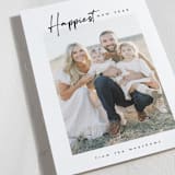 "happiest times" - Holiday Cards in Snow by Carolyn Nicks - Detail