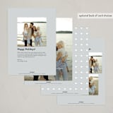 "Retro Photo Frame" - Holiday Cards in Cotton by Shannon Chen of Four Wet Feet Studio - Back of Card Options