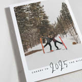 "Retro Photo Frame" - Holiday Cards in Cotton by Shannon Chen of Four Wet Feet Studio - Detail