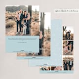 "Ready for anything" - Holiday Cards in Frost by Lea Delaveris - Back of Card Options