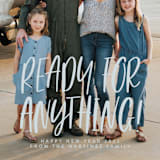 "Ready for anything" - Holiday Cards in Frost by Lea Delaveris - Detail