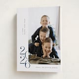 "Minimalist New Year" - Holiday Cards in Navy by Ana de Sousa - Folded Card