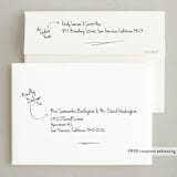 "Update" - Holiday Cards in Snow by Kennedi Shaw - FREE Recipient Addressing