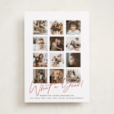 "What A Twelve Months (Year!)" - Holiday Cards in Holly Berry by Erika Firm - Front