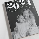 "Elegant Swirl" - Holiday Cards in Snow by Elan Studio - Detail