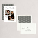 "Snapshot in Time" - Holiday Cards in Charcoal by Betsy Siber - Assembled