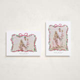 "Ribbonly Frame" - Holiday Cards in Holly Berry by Itsy Belle Studio - Photo Orientation Options