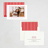 "hand drawn scallop" - Holiday Cards in Berry by Sara Hicks Malone - Assembled