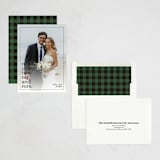 "New Mr. and Mrs." - Holiday Cards in Ebony by Andrea Cernin - Assembled
