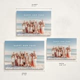 "Minimal Style" - Holiday Cards in Snow by Lucrecia Caporale - Formats Available