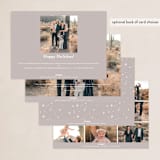 "New Us" - Holiday Cards in Snow by fatfatin - Back of Card Options