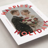 "The Festive Type" - Holiday Cards in Candy Apple by Erica Krystek - Detail