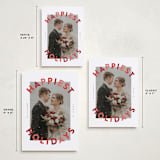 "The Festive Type" - Holiday Cards in Candy Apple by Erica Krystek - Formats Available