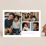 "Modern Photo Grid" - Holiday Cards in Cobblestone by Kimberly Morgan - Front