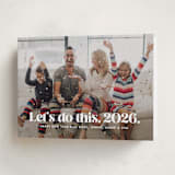 "Let's do this" - Holiday Cards in Snow by Lea Delaveris - Folded Card