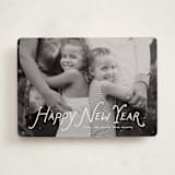 "Handwritten happy" - Holiday Cards in Penguin by Lea Delaveris - Front