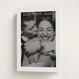 "White Border" - Holiday Cards in Caramel by Annie Chan - Folded Card