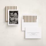 "White Border" - Holiday Cards in Caramel by Annie Chan - Assembled