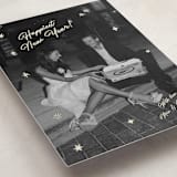 "Shiny Happy People" - Holiday Cards in Champagne by Helena Vitto - Detail