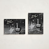 "Shiny Happy People" - Holiday Cards in Champagne by Helena Vitto - Photo Orientation Options