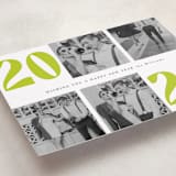 "Bold NewYear" - Holiday Cards in Lime by Baumbirdy - Detail