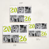 "Bold NewYear" - Holiday Cards in Lime by Baumbirdy - Formats Available