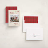"Late but Great" - Holiday Cards in Berry by Louise Kay - Assembled