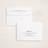 "Late but Great" - Holiday Cards in Berry by Louise Kay - FREE Recipient Addressing