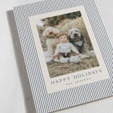 "The Prep" - Holiday Cards in Navy by Kristie Kern - Detail