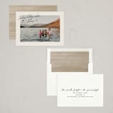 "Postcard Note" - Holiday Cards in Ink by Ekko Studio - Assembled