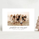 "Crazy Year" - Holiday Cards in Pepper by Leah Ragain - Front